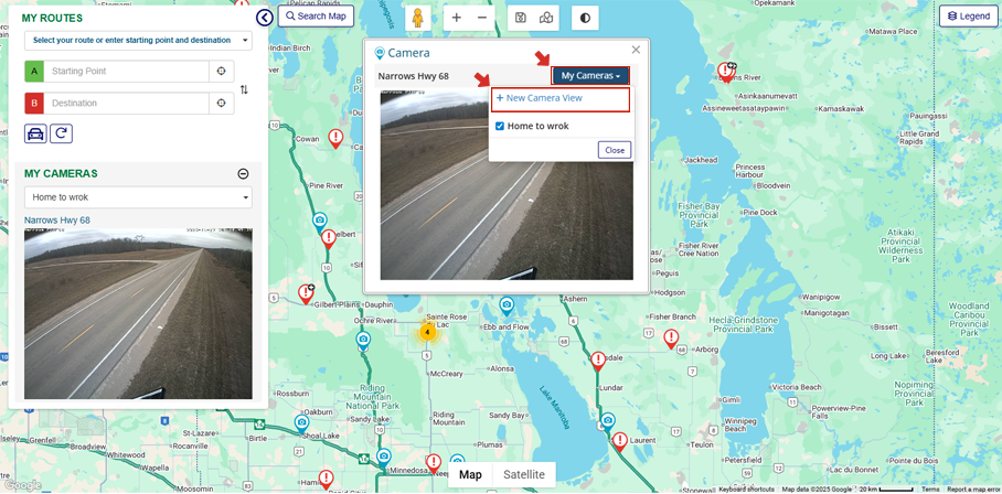 Saving and Editing Cameras