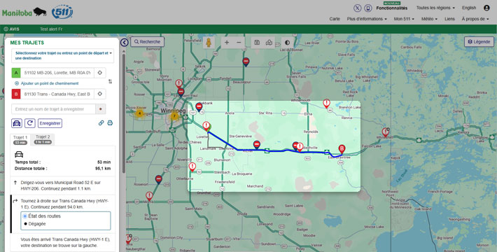 Créer et enregistrer un trajet personnalisé